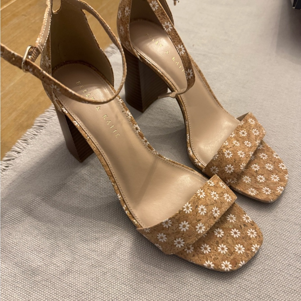 Brown Floral Women's Sandals